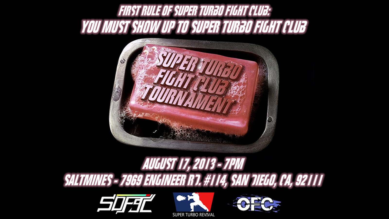 Super Turbo Fight Club tournament promotion